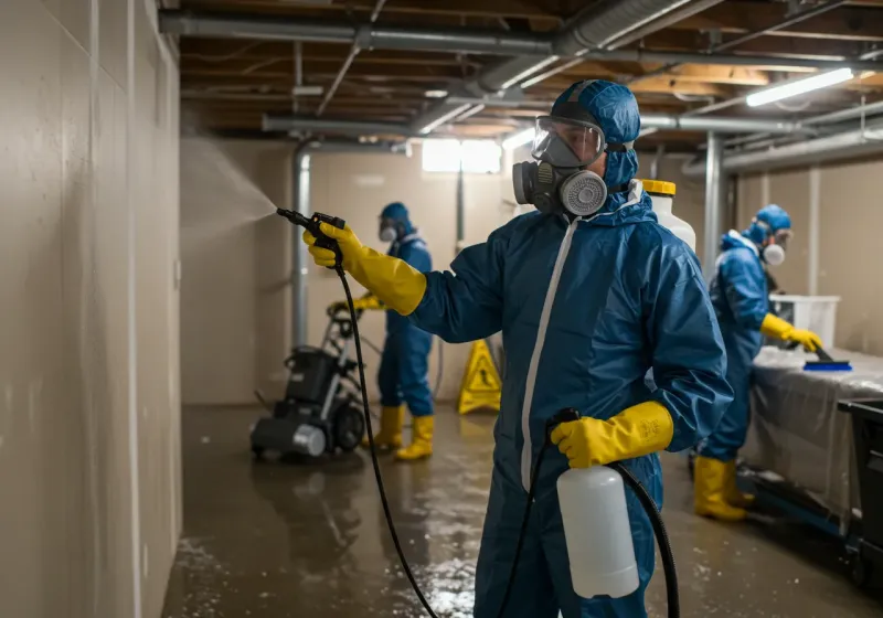 Basement Sanitization and Antimicrobial Treatment process in Abernathy, TX