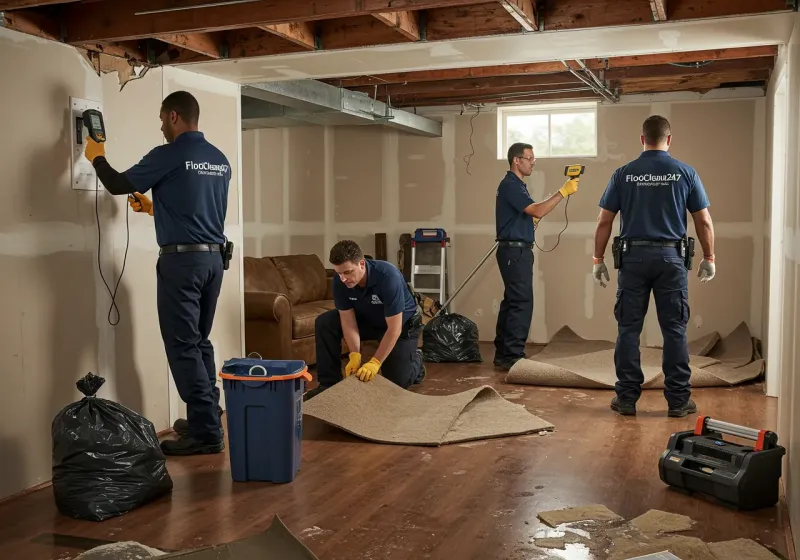 Flood DamageMaterial Assessment and Debris Removal process in Abernathy, TX
